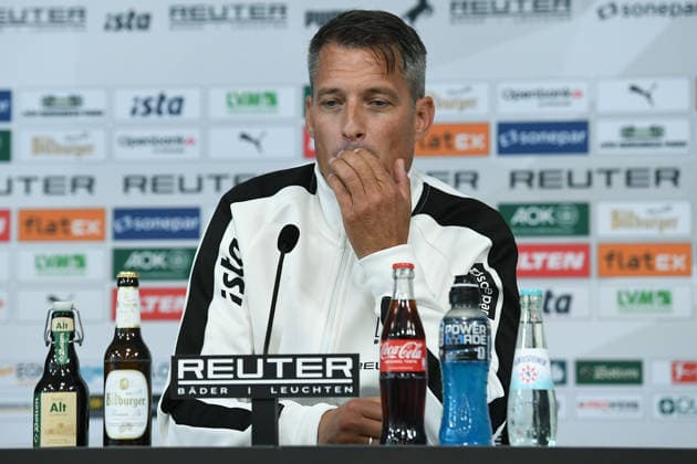 Introduction of Alexander Blessin as the new head coach of Borussia Mönchengladbach on September 23, 2026, at ista Borussia Park in Mönchengladbach Alexander Blessin Coach Head Coach Mönchengladbach xRx