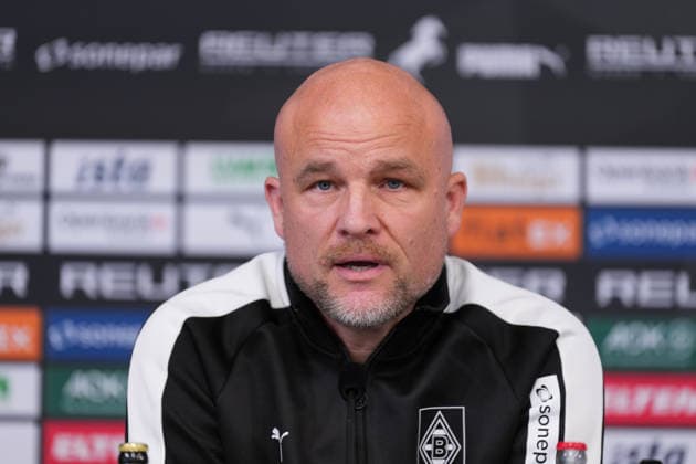 September 23, 2026, xydrx, soccer, Borussia Mönchengladbach press conference, official coach presentation at ista Borussia Park, 2026–2027 season, Rouven Schroeder, sporting director of Borussia Mönchengladbach. DFB regulations prohibit any use of photographs as image sequences and or quasi-video. Copyright: HMBxMedia YannisxDreimann