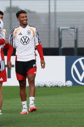 Pictured: Bambase Conte, September 22, 2026—German national team media training session with Jürgen Klopp, Germany, Herzogenaurach, Media Center. DFL REGULATIONS PROHIBIT ANY USE OF PHOTOGRAPHS AS IMAGE SEQUENCES AND OR QUASI-VIDEO Copyright: HMBxMedia xJulienxBecker