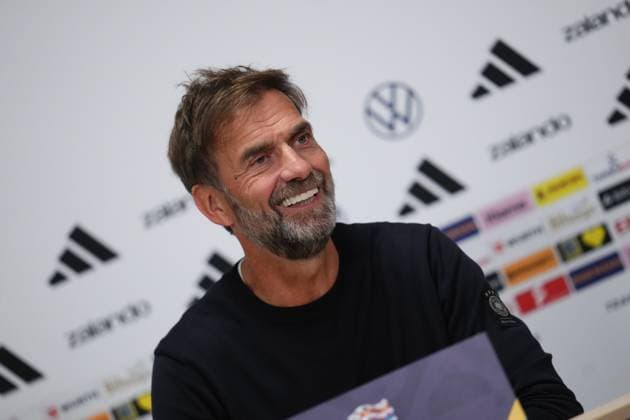 Germany national team, Nationalteam head coach Jurgen Klopp press conference, PK, Pressekonferenz at MD-1 of Netherlands v Germany, UEFA Nations League match at Johan Cruyff Arena Stadium on September 23, 2026 in Amsterdam Netherlands. (Photo by Bagu Blanco PRESSINPHOTO) NED: Jurgen Klopp Press Conference, Johan Cruyff Stadium, Amsterdam, Netherlands - 23 Sep 2026Amsterdam Johan Cruyff Stadium Amsterdam Netherlands  Copyright: xBlanco PRESSINPHOTO Shutterstockx 17165584c