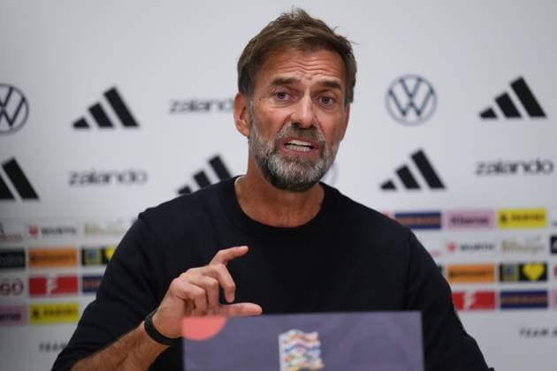 Germany national team, Nationalteam head coach Jurgen Klopp press conference, PK, Pressekonferenz at MD-1 of Netherlands v Germany, UEFA Nations League match at Johan Cruyff Arena Stadium on September 23, 2026 in Amsterdam Netherlands. (Photo by Bagu Blanco PRESSINPHOTO) NED: Jurgen Klopp Press Conference, Johan Cruyff Stadium, Amsterdam, Netherlands - 23 Sep 2026Amsterdam Johan Cruyff Stadium Amsterdam Netherlands  Copyright: xBlanco PRESSINPHOTO Shutterstockx 17165584af