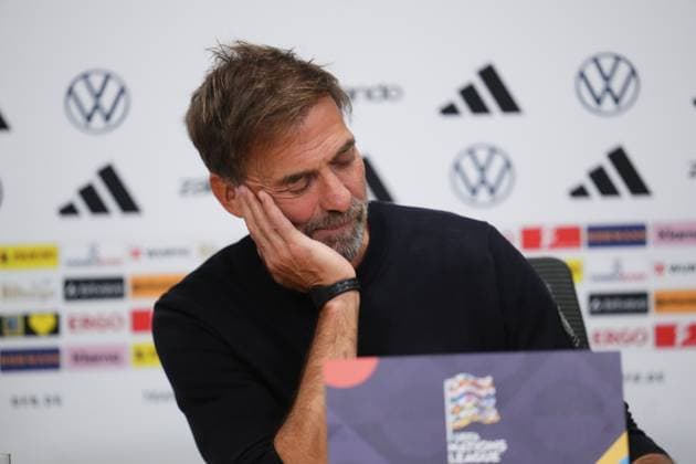 Germany national team, Nationalteam head coach Jurgen Klopp press conference, PK, Pressekonferenz at MD-1 of Netherlands v Germany, UEFA Nations League match at Johan Cruyff Arena Stadium on September 23, 2026 in Amsterdam Netherlands. (Photo by Bagu Blanco PRESSINPHOTO) NED: Jurgen Klopp Press Conference, Johan Cruyff Stadium, Amsterdam, Netherlands - 23 Sep 2026Amsterdam Johan Cruyff Stadium Amsterdam Netherlands  Copyright: xBlanco PRESSINPHOTO Shutterstockx 17165584z