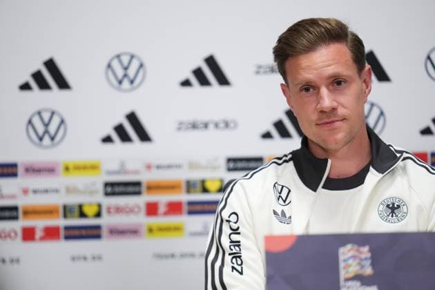 Marc-Andre Her Stegen press conference, PK, Pressekonferenz at MD-1 of Netherlands v Germany, UEFA Nations League match at Johan Cruyff Arena Stadium on September 23, 2026 in Amsterdam Netherlands. (Photo by Bagu Blanco PRESSINPHOTO) NED: Marc-Andre Ter Stegem Press Conference, Johan Cruyff Stadium, Amsterdam, Netherlands - 23 Sep 2026Amsterdam Johan Cruyff Stadium Amsterdam Netherlands  Copyright: xBlanco PRESSINPHOTO Shutterstockx 17165595p