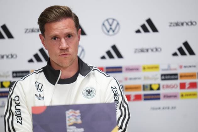 Marc-Andre Her Stegen press conference, PK, Pressekonferenz at MD-1 of Netherlands v Germany, UEFA Nations League match at Johan Cruyff Arena Stadium on September 23, 2026 in Amsterdam Netherlands. (Photo by Bagu Blanco PRESSINPHOTO) NED: Marc-Andre Ter Stegem Press Conference, Johan Cruyff Stadium, Amsterdam, Netherlands - 23 Sep 2026Amsterdam Johan Cruyff Stadium Amsterdam Netherlands  Copyright: xBlanco PRESSINPHOTO Shutterstockx 17165595m