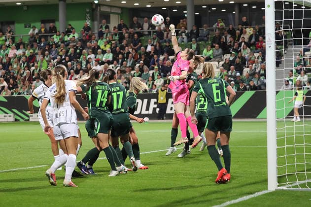 Stina Johannes, VfL Wolfsburg Soccer, Women s Team, 2026–2027 Season, UEFA, Women s Europa Cup Qualifiers, Round 2, AOK Stadium Wolfsburg, VfL Wolfsburg vs. Sturm Graz, 6–1