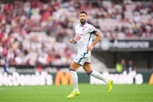 OGC Nice v LOSC Lille - Ligue 1 McDonald s 2026 2027 Olivier GIROUD of Lille during Ligue 1 McDonald s match between Nice and Lille at Allianz Riviera on September 20, 2026 in Nice, France. Nice France  Copyright: xEmilianxBaldowx 776563519