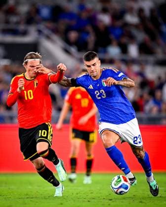Italy v Belgium - UEFA Nations League 2026 ROME, ITALY - SEPTEMBER 25 : Godts Mika forward of Belgium during the UEFA Nations League tournament league phase matchday 1 group A1 match between Italy and Belgium on September 25, 2026 in Rome, Italy, 25 09 2026  Copyright: xTomasxSiskx