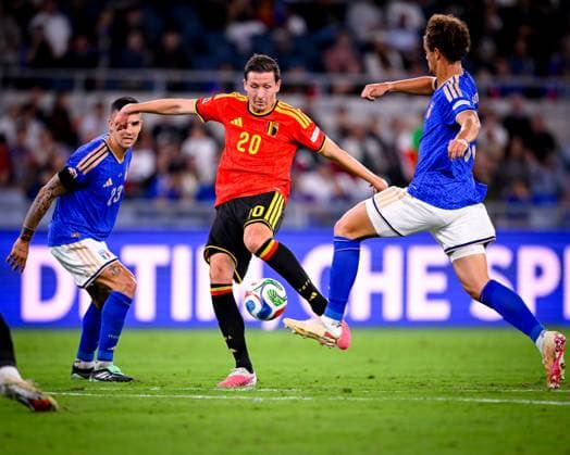 Italy v Belgium - UEFA Nations League 2026 ROME, ITALY - SEPTEMBER 25 : Vanaken Hans midfielder of Belgium during the UEFA Nations League tournament league phase matchday 1 group A1 match between Italy and Belgium on September 25, 2026 in Rome, Italy, 25 09 2026  Copyright: xTomasxSiskx