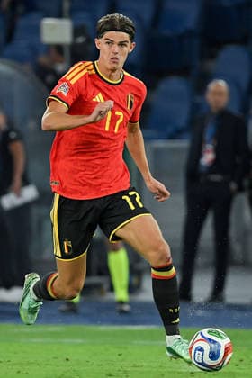 SOCCER - UEFA Nations League - Italy vs. Belgium Photo by IPA ABACAPRESS.COM88978223 - Charles De Ketelaere (forward) of Belgium during Matchday 1 of the Nations League, Italy vs. Belgium, at the Olympic Stadium in Italy on September 25, 2026. Mattia Vian Rome Italy  Copyright: xIPAxSport ABACAx