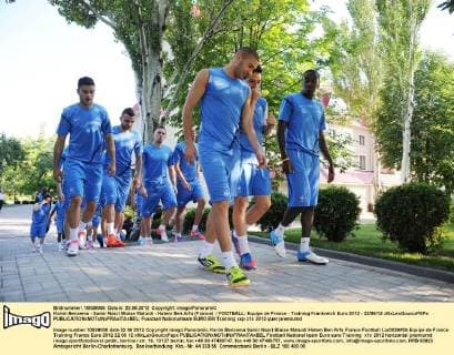 Football, EURO 2012, Training France