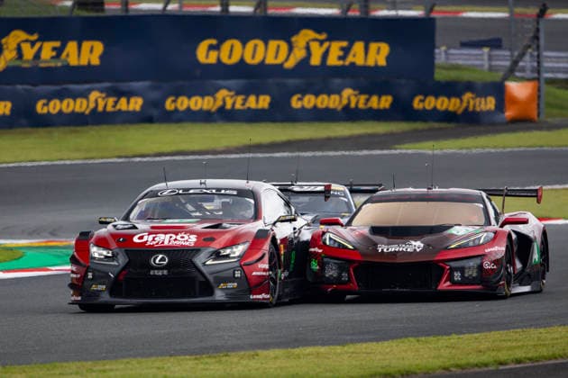 FIA WEC - 6 HOURS OF FUJI 2026 87 LOPEZ Josà Maria (arg), SCHMID Clemens (aut), UMBRARESCU Razvan (rou), Akkodis ASP Team, Lexus RC F GT3 87, LM GT3, 34 DEMPSEY Peter (irl), EASTWOOD Charlie (irl), YOLUC Salih (tur), Racing Team Turkey by TF, Corvette Z06 GT3.R 34, LM GT3, action during the 6 Hours of Fuji 2026, 6th round of the 2026 FIA World Endurance Championship, from September 25 to 27, 2026 on the Fuji Speedway in Oyama, Shizuoka, Japan - OyamaJapan Copyright: xJULIENxDELFOSSEx