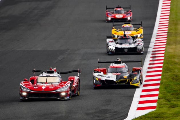 FIA WEC - 6 HOURS OF FUJI 2026 07 CONWAY Mike (gbr), KOBAYASHI Kamui (jpn), DE VRIES Nyck (nld), Toyota Racing, Toyota TR010 Hybrid 07, Hypercar, 20 FRIJNS Robin (nld), RAST Renà (ger), VAN DER LINDE Sheldon (zaf), BMW M Team WRT, BMW M Hybrid V8 20, Hypercar, action during the 6 Hours of Fuji 2026, 6th round of the 2026 FIA World Endurance Championship, from September 25 to 27, 2026 on the Fuji Speedway in Oyama, Shizuoka, Japan - OyamaJapan Copyright: xJULIENxDELFOSSEx