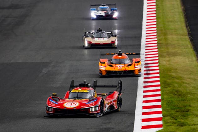 FIA WEC - 6 HOURS OF FUJI 2026 50 FUOCO Antonio (ita), MOLINA Miguel (spa), NIELSEN Nicklas (dnk), Ferrari AF Corse, Ferrari 499P 50, Hypercar, action during the 6 Hours of Fuji 2026, 6th round of the 2026 FIA World Endurance Championship, from September 25 to 27, 2026 on the Fuji Speedway in Oyama, Shizuoka, Japan - OyamaJapan Copyright: xJULIENxDELFOSSEx