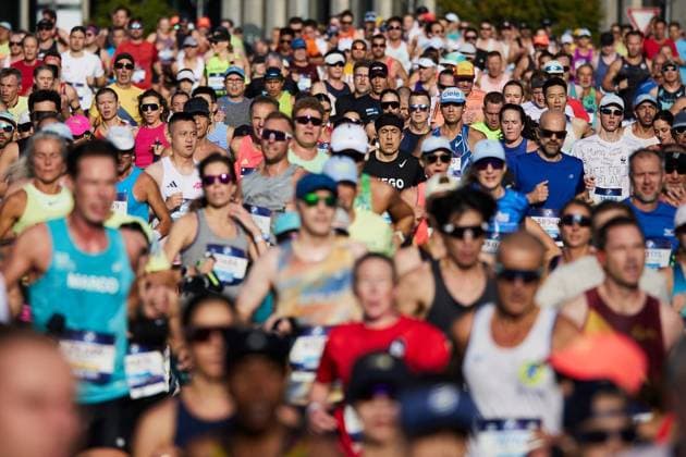52 Berlin Marathon 2026 ** FOR EDITORIAL PURPOSES ONLY ** EDITORIAL USE ONLY ** p About 56,000 people take part in the Berlin Marathon Germany Berlin Berlin Copyright JörgxCarstensen Copyright: JörgxCarstensen doc87s4uqt87wp19tmrgrk7 ,EDITORIAL USE ONLY Copyright: JörgxCarstensen