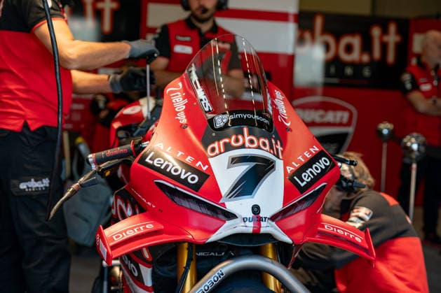 IPA89024936 - Ducati Panigale V4R ( 11) of Aruba.it Racing - Ducati, ridden by Iker Lecuona, in the pit during the Italian Round of the World Superbike (SBK) race in Cremona, Italy, on September 27, 2026  Copyright: xLucaxRossini IPAxSportx xx IPA89024936