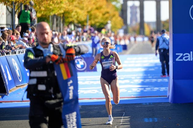 Kristina Hendel, GER, Finish Line, GER, BMW Generali Berlin Marathon 2026, September 27, 2026, GER, BMW Generali Berlin Marathon 2026, September 27, 2026, Berlin Copyright: xClaudiusxRauch,xEibner-Pressefotox xClaudiusxRauchx EP_CRH
