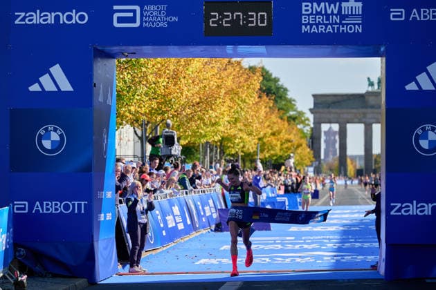 Anna Langerwisch, GER, top German female runner, finish line, GER, BMW Generali Berlin Marathon 2026, September 27, 2026, GER, BMW Generali Berlin Marathon 2026, September 27, 2026, Berlin Copyright: xClaudiusxRauch,xEibner-Pressefotox xClaudiusxRauchx EP_CRH