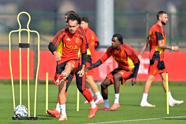 Belgium v France - UEFA Nations League 2026 Media Activities 27 09 2026 TUBEKE, BELGIUM - SEPTEMBER 27 : Theate Arthur defender of Belgium during a training session ahead of the UEFA Nations League tournament league phase matchday 2 group A1 match between Belgium and France on September 27, 2026 in Tubeke, Belgium, 27 09 2026 Tubeke Belgium  Copyright: xSesx