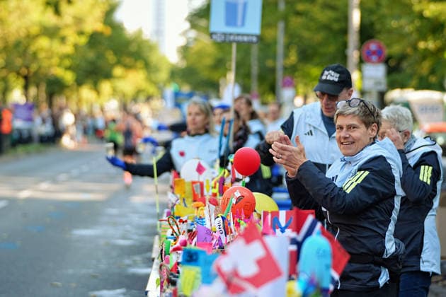 Berlin, September 27, 2026, 52nd BMW Berlin Marathon, Scenes from Hohenzollerndamm in the Wilmersdorf district