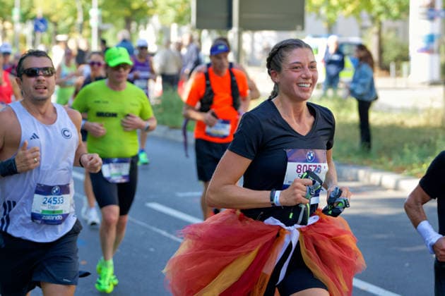 Berlin, September 27, 2026, 52nd BMW Berlin Marathon, Scenes from Hohenzollerndamm in the Wilmersdorf district