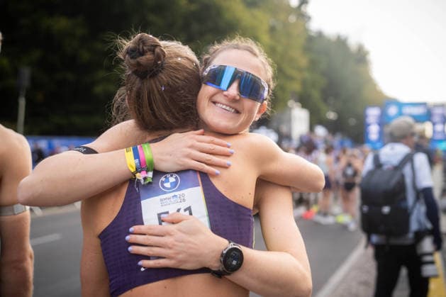 BERLIN, GERMANY - SEPTEMBER 27, 2026: Anna Langerwisch (GER, Marathon Team Berlin) before the 52. BMW Berlin Marathon at Berlin on September 27, 2026 in Berlin, Germany. Copyright: xBEAUTIFULxSPORTS Kuehnx