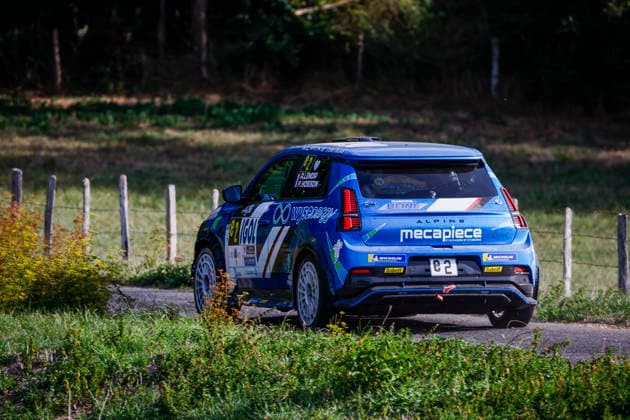 AUTO - RALLYE COEUR DE FRANCE 2026 E2 LENOIR Aymeric, HOSSON Florian, Alpine A290, action during the Rallye Coeur de France 2026, 7th round of the Championnat de France des Rallyes 2025, from September 26 to 27, 2026 in VendÃ me, France -  Copyright: xGREGORYxLENORMANDx