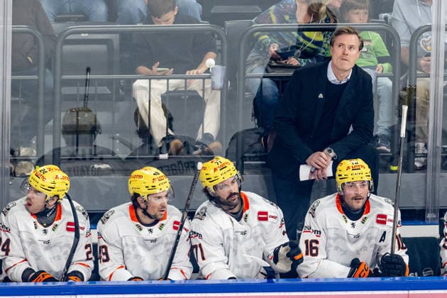 Emil Rasmussen, Assistant Coach, Löwen Frankfurt (GER), EHC Red Bull Munich vs. Löwen Frankfurt, Ice Hockey, DEL, 2026–2027 Season, Matchday 4, September 27, 2026. Photo: HMB Media, Franz Feiner Copyright: HMBxMedia FranzxFeiner