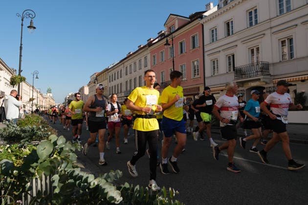 September 27, 2026, Warsaw, Masovian Voivodeship, Poland: Athletes run on Warsaw s streets during the 48th Warsaw Marathon. The race has been awarded the World Athletics Elite Label for the first time in its history and is part of the European Marathon Classics (EMC) series of races. Warsaw Poland - ZUMAk204 20260927_zip_k204_012 Copyright: xRomanxKozielx