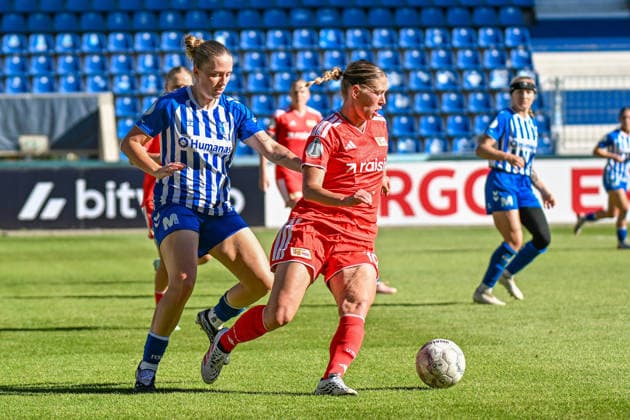 Soccer I Women I 2026–2027 Season I DFB Cup I 1 FC Magdeburg vs. 1 FC Union Berlin I September 27, 2026 Tabea Alsleben 21, 1 FC Magdeburg, Samantha Steuerwald 19, 1 FC Union Berlin, Magdeburg, Avnet Arena, Heinz Krügel Platz 1, Saxony-Anhalt, Germany Copyright: xLobeca InesxHähnelx