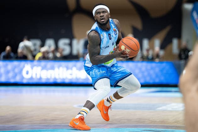 TJ Crockett Jr. No. 0 Rostock Seawolves GER, Basketball: Löwen Braunschweig vs. Rostock Seawolves, Basketball, easyCredit BBL, Week 3, 2026–27 season, September 27, 2026 GER, Basketball: Löwen Braunschweig vs. Rostock Seawolves, Basketball, easyCredit BBL, Week 3, 2026–27 Season, September 27, 2026 Braunschweig Copyright: xEibner-Pressefoto DanielxREINELTx EP_DRT