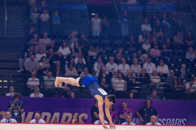 September 27, 2026, Paris, Paris, France: September 27, 2026, Paris, France: Kim Cooper of the USA during the final af the floor at Gym Paris in the AccorArena. Paris France - ZUMAp284 20260927_zip_p284_005 Copyright: xMickaelxPintax