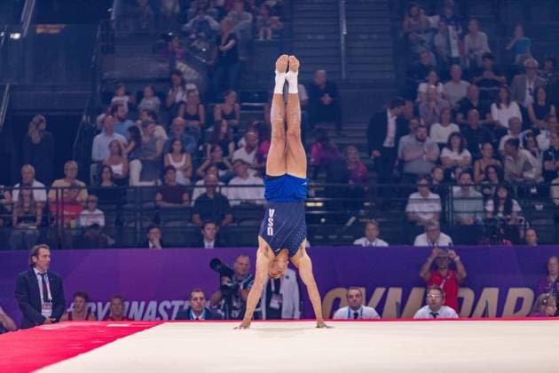 September 27, 2026, Paris, Paris, France: September 27, 2026, Paris, France: Crew Bold of the USA during the final af the floor at Gym Paris in the AccorArena. Paris France - ZUMAp284 20260927_zip_p284_038 Copyright: xMickaelxPintax