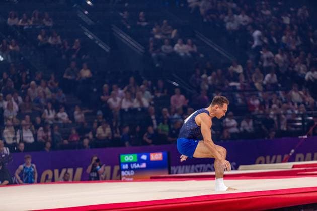 September 27, 2026, Paris, Paris, France: September 27, 2026, Paris, France: Crew Bold of the USA during the final af the floor at Gym Paris in the AccorArena. Paris France - ZUMAp284 20260927_zip_p284_041 Copyright: xMickaelxPintax