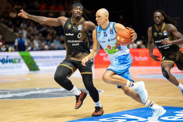 Robin Amaize 15, Rostock Seawolves vs. Zaba Bangala 0, Basketball, Löwen Braunschweig, GER; Basketball, Löwen Braunschweig vs. Rostock Seawolves, Basketball, easyCredit BBL, Week 3, 2026-27 Season, September 27, 2026 GER, Basketball Löwen Braunschweig vs. Rostock Seawolves, Basketball, easyCredit BBL, Week 3, 2026–27 Season, September 27, 2026 Braunschweig Copyright: xEibner-Pressefoto DanielxREINELTx EP_DRT