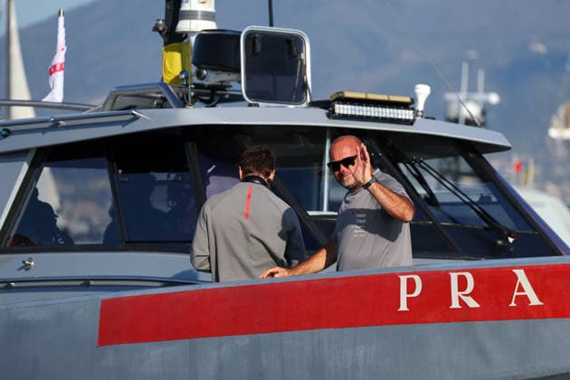 Team Luna Rossa winner in the final the preliminary regatta fleet races Team Luna Rossa vs Emirates Team New Zealand of the Louis Vuitton 38th America s Cup, Naples, Italy, September 27, 2026  Copyright: xAlessandroxGarofalox xLaPressex
