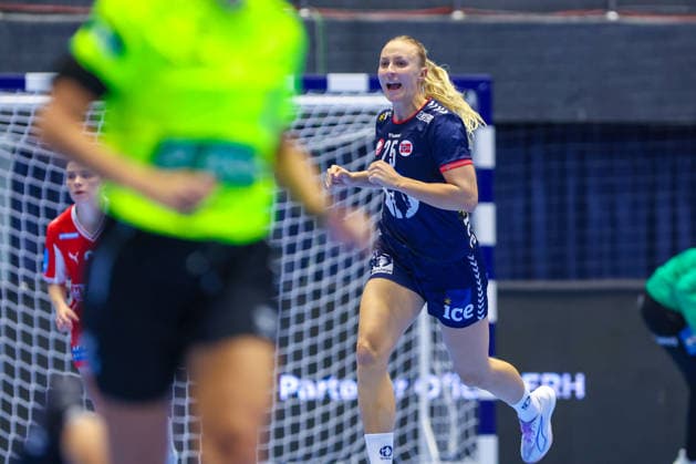 Handball EHF Euro Cup Final: Norway vs. Denmark, Bucharest, September 27, 2026. Henny Ella Reistad before the final of the EHF Euro Cup between Norway and Denmark. Photo by Nikola Krstic, NTB, Bucharest, Romania. EDITORIAL USE ONLY. RESTRICTED USE FOR BETTING COMPANIES  Copyright: xNikolaxKrsticx xNTBx