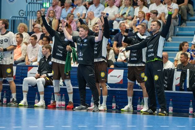 Markus Puetz, Head Coach, Bergischer Handball Club 06, VfL Gummersbach vs. Bergischer Handball Club 06, Opel Handball Bundesliga, Men s Division, Matchday 6, September 27, 2026, Gummersbach, North Rhine-Westphalia, Germany Copyright: xkolbert-press MartinxWdziecznyx