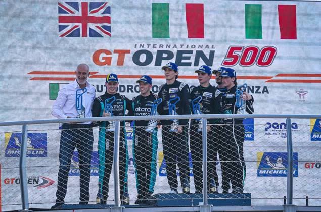 MOTORSPORTS - Motorsports - International GT Open - Race Photo by IPA ABACAPRESS.COM89036300 - International GT Open 500 at the Autodromo Nazionale Monza on September 27, 2026, in Monza - Race Podium PRO International GT Open 500 Monza Italy  Copyright: xIPAxSport ABACAx
