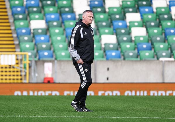 Northern Ireland Squad Training, Clearer Twist National Stadium at Windsor Park, Belfast 27 9 2026 Manager Micheal O™Neill Micheal O™Neill 27 9 2026  Copyright: xx N Ireland training_050