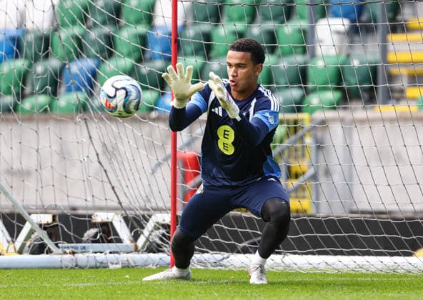 Northern Ireland Squad Training, Clearer Twist National Stadium at Windsor Park, Belfast 27 9 2026 Pierce Charles Pierce Charles 27 9 2026  Copyright: xx N Ireland training_070