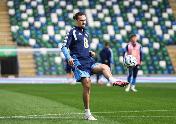 Northern Ireland Squad Training, Clearer Twist National Stadium at Windsor Park, Belfast 27 9 2026 Ciaron Brown Ciaron Brown 27 9 2026  Copyright: xx N Ireland training_093
