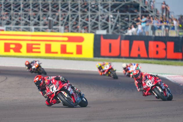 WorldSBK - EICMA Italian Round - Sunday Iker Lecuona of Spain rides a Ducati Panigale V4R ( 7) for Aruba.it Racing - Ducati during the 10th round of WorldSBK, the EICMA Italian round, at the Cremona Circuit Angelo Bergamonti in San Martino del Lago, Italy, on September 27, 2026. San Martino del Lago Italy Italy  Copyright: xLucaxRossinix originalFilename:rossini-worldsbk260927_np5IM.jpg
