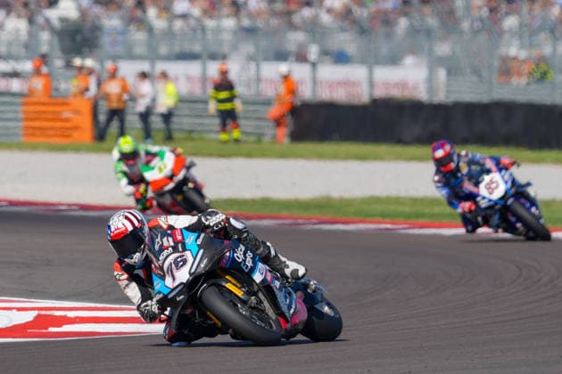 WorldSBK - EICMA Italian Round - Sunday Loris Baz of the United Kingdom rides a 76 Ducati Panigale V4R for MGM Optical Express Racing during the 10th round of WorldSBK, the EICMA Italian round, at the Cremona Circuit Angelo Bergamonti in San Martino del Lago, Italy, on September 27, 2026. San Martino del Lago Italy Italy  Copyright: xLucaxRossinix originalFilename:rossini-worldsbk260927_npRyU.jpg
