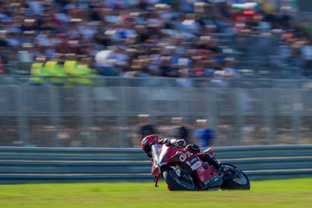 WorldSBK - EICMA Italian Round - Sunday Iker Lecuona of Spain rides a Ducati Panigale V4R ( 7) for Aruba.it Racing - Ducati during the 10th round of WorldSBK, the EICMA Italian round, at the Cremona Circuit Angelo Bergamonti in San Martino del Lago, Italy, on September 27, 2026. San Martino del Lago Italy Italy  Copyright: xLucaxRossinix originalFilename:rossini-worldsbk260927_np3cC.jpg
