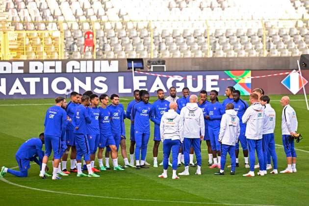 Belgium v France - UEFA Nations League 2026 Media Activities 27 09 2026 BRUSSELS, BELGIUM - SEPTEMBER 27 : team France pictured during a training session ahead of the UEFA Nations League tournament league phase matchday 2 group A1 match between Belgium and France on September 27, 2026 in Brussels, Belgium, 27 09 2026 Brussels Belgium  Copyright: xTomasxSiskx