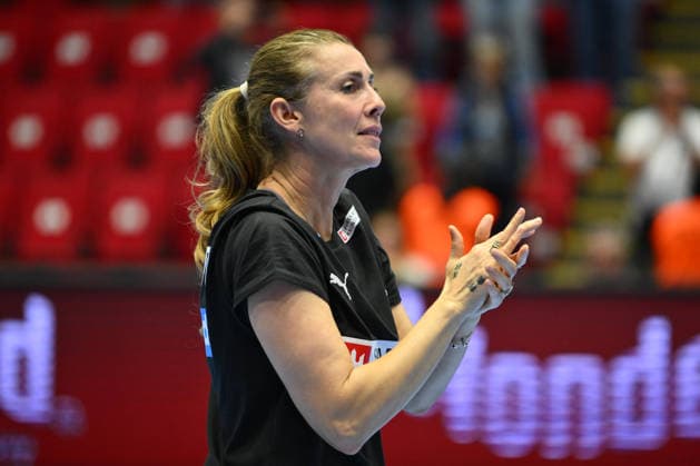 Norway - Denmark, EURO CUP Women 2026 EHF EURO CUP FINALS Bojana Popovic of Denmark reacts at the final of the Euro Cup Women 2026 EHF Euro cups Finals game between Hungary and Romania, September 27, 2026, in Bucharest, Romania. Copyright: xAlexxNicodimx