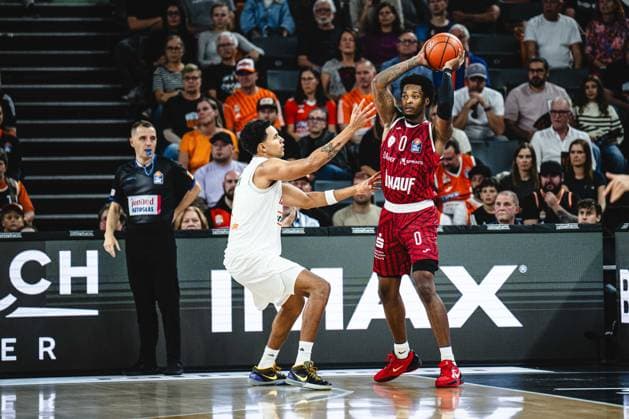 Neu Ulm, Germany, September 27, 2026 Michael Rataj of ratiopharm Ulm and Eddie Colbert III of Fitness First Würzburg Baskets go head-to-head during the Basketball Bundesliga game between ratiopharm Ulm and Fitness First Würzburg Baskets at the ratiopharm Arena on September 27, 2026 in Neu Ulm, Germany. Photo by Harry Langer, DeFodi Images, ratiopharm Arena, Germany, September 27, 2026: Michael Rataj of ratiopharm Ulm and Eddie Colbert III of Fitness First Würzburg Baskets battle for the ball during the Basketball Bundesliga match between ratiopharm Ulm and Fitness First Würzburg Baskets in Neu Ulm on September 27, 2026 at the ratiopharm Arena, Germany Photo by Harry Langer DeFodi Images Photo by Harry Langer DeFodi Images