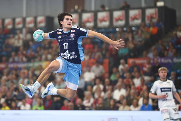 Handball Bundesliga HBL 2026 2027 - 27.09.2026 - Handball Club Hamburg HCH vs HSG Wetzlar . Kaj Geenen ( HC Hamburg )