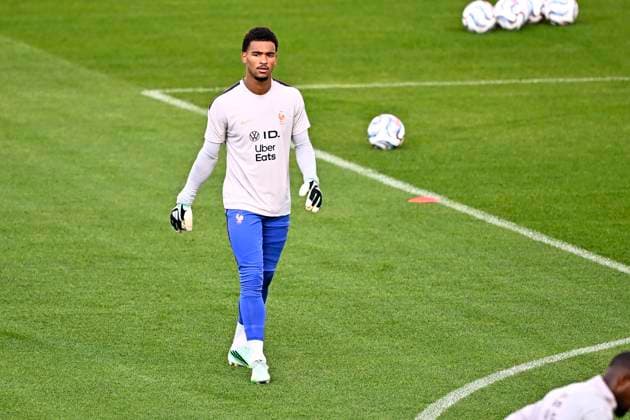Belgium v France - UEFA Nations League 2026 Media Activities 27 09 2026 BRUSSELS, BELGIUM - SEPTEMBER 27 : Restes Guillaume goalkeeper of France pictured during a training session ahead of the UEFA Nations League tournament league phase matchday 2 group A1 match between Belgium and France on September 27, 2026 in Brussels, Belgium, 27 09 2026 Brussels Belgium  Copyright: xTomasxSiskx