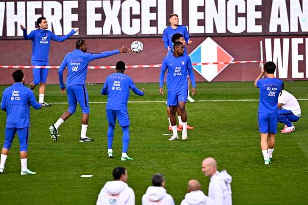 Belgium v France - UEFA Nations League 2026 Media Activities 27 09 2026 BRUSSELS, BELGIUM - SEPTEMBER 27 : players of France pictured during a training session ahead of the UEFA Nations League tournament league phase matchday 2 group A1 match between Belgium and France on September 27, 2026 in Brussels, Belgium, 27 09 2026 Brussels Belgium  Copyright: xTomasxSiskx